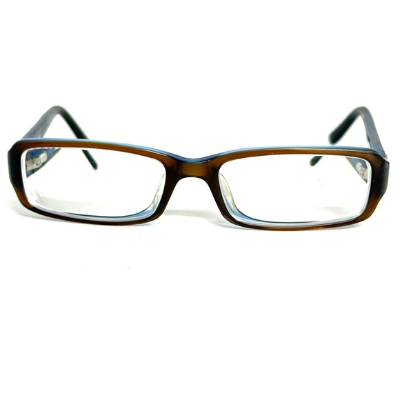 Calvin Klein Accessories - Calvin Klein CK 5572 200 Brown Blue Rhinestone Eyeglasses Frames 50-16-130